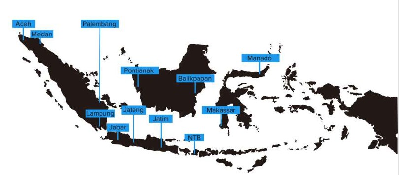 Peta Persebaran Mitra PRM Luxury